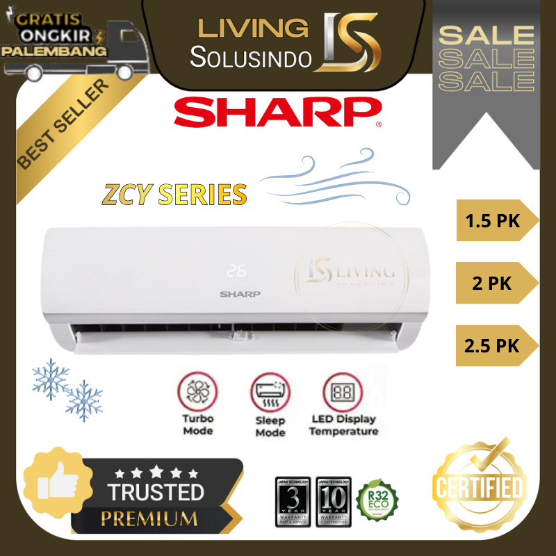 AC Sharp Plasmacluster AHA5BMY / AHA7BMY / AHA9BMY 1/2PK / 3/4PK / 1PK AC Plasmacluster Sharp