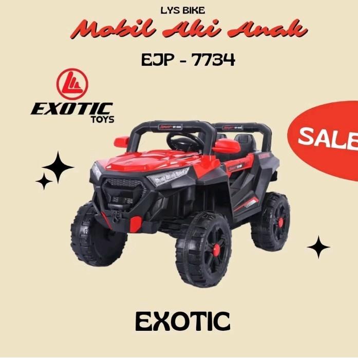Mobil Aki Anak JEEP EJP 7734 / Mainan Mobil Mobilan Remot Anak Charge Cas EXOTIC / Mainan Anak Remot