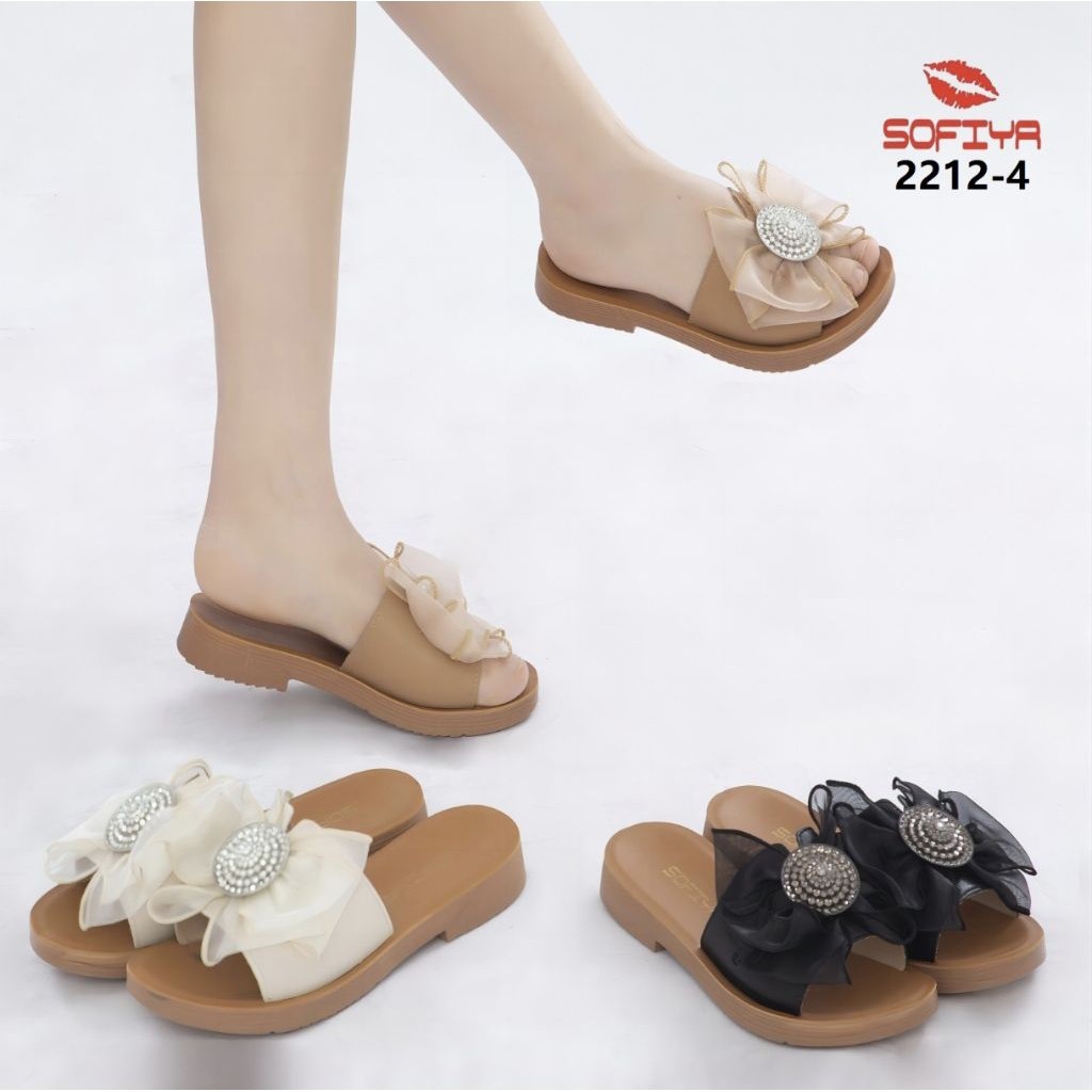 SOFIYA ORI 2212 4 SANDAL TEPLEK WANITA IMPORT / SENDAL SLOP / SANDAL SELOP SANDAL HARIAN
