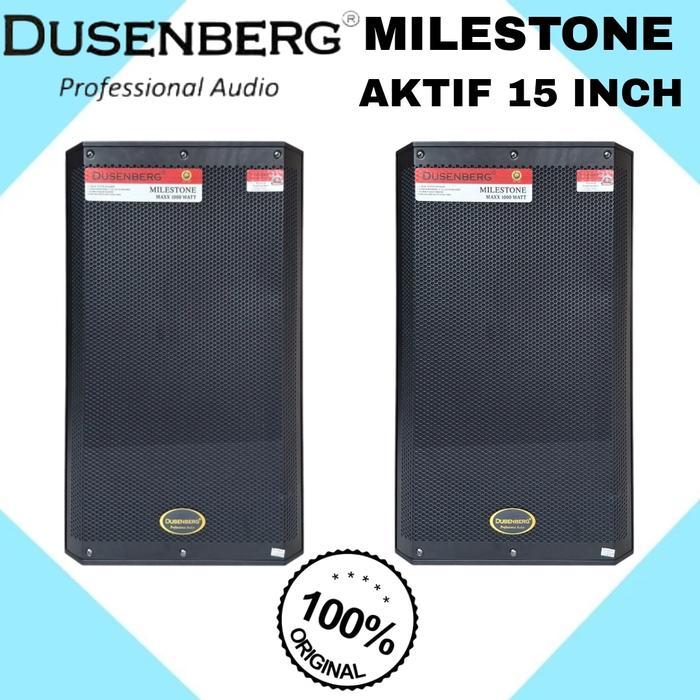 SPEAKER AKTIF BLUETOOTH KARAOKE SMART TV YOUTUBE DUSENBERG 15 INCH MILESTONE 15 SPEAKER KARAOKE INDO