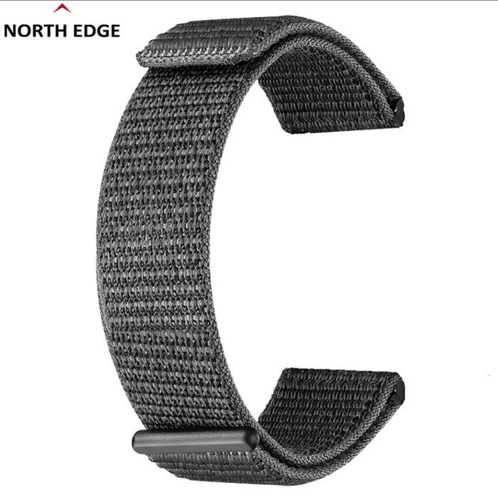 Tali NORTH EDGE Tali Jam Tangan Pria Sport NORTH EDGE ALPS Original - Hitam