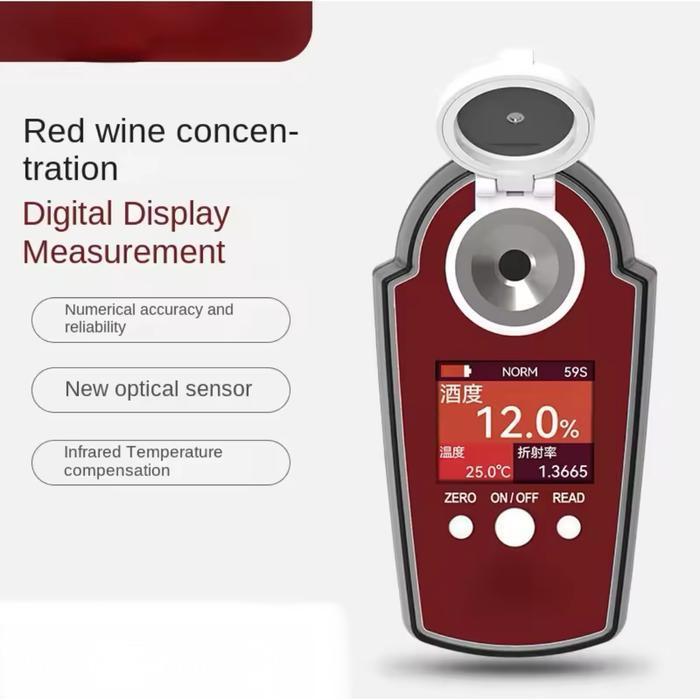 AW-25 Alcohol Alkohol Anggur Test Wine Meter Tester Meter Alcoholmeter Concentration Instrument alco