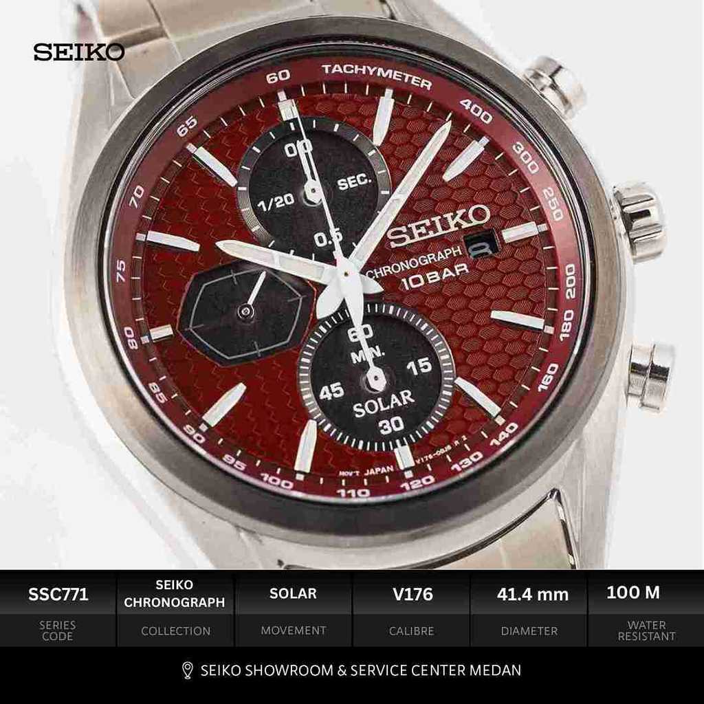 SEIKO Showroom Medan - Seiko Solar Chronograph SSC771P1