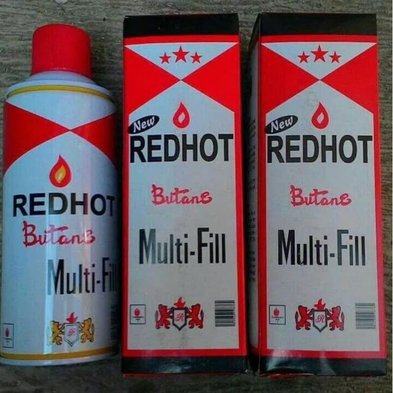 REDHOT ISI GAS KOREK/refill korek gas tabung isi gas korek .220gr..
