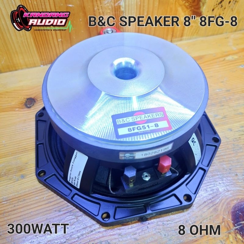 SPEAKER COMPONEN 8 INCH B&C 8FG51-8