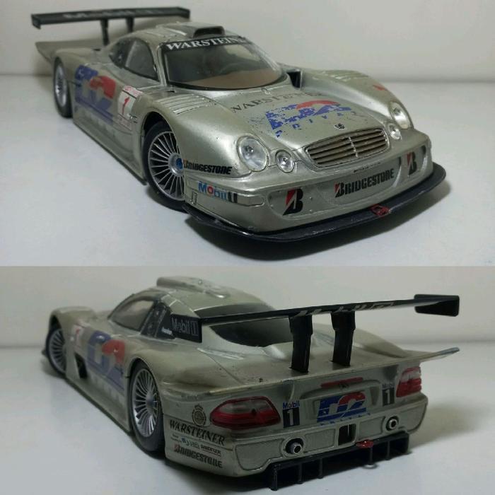 Diecast 1:18 Maisto Mercedes Benz CLK LM #1 tampo Warsteiner D2  made in Thailand clk lm mirip CLK G