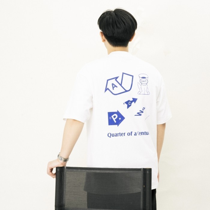 UNKL347 T-Shirt White Bahan Combed Motif HC FORT