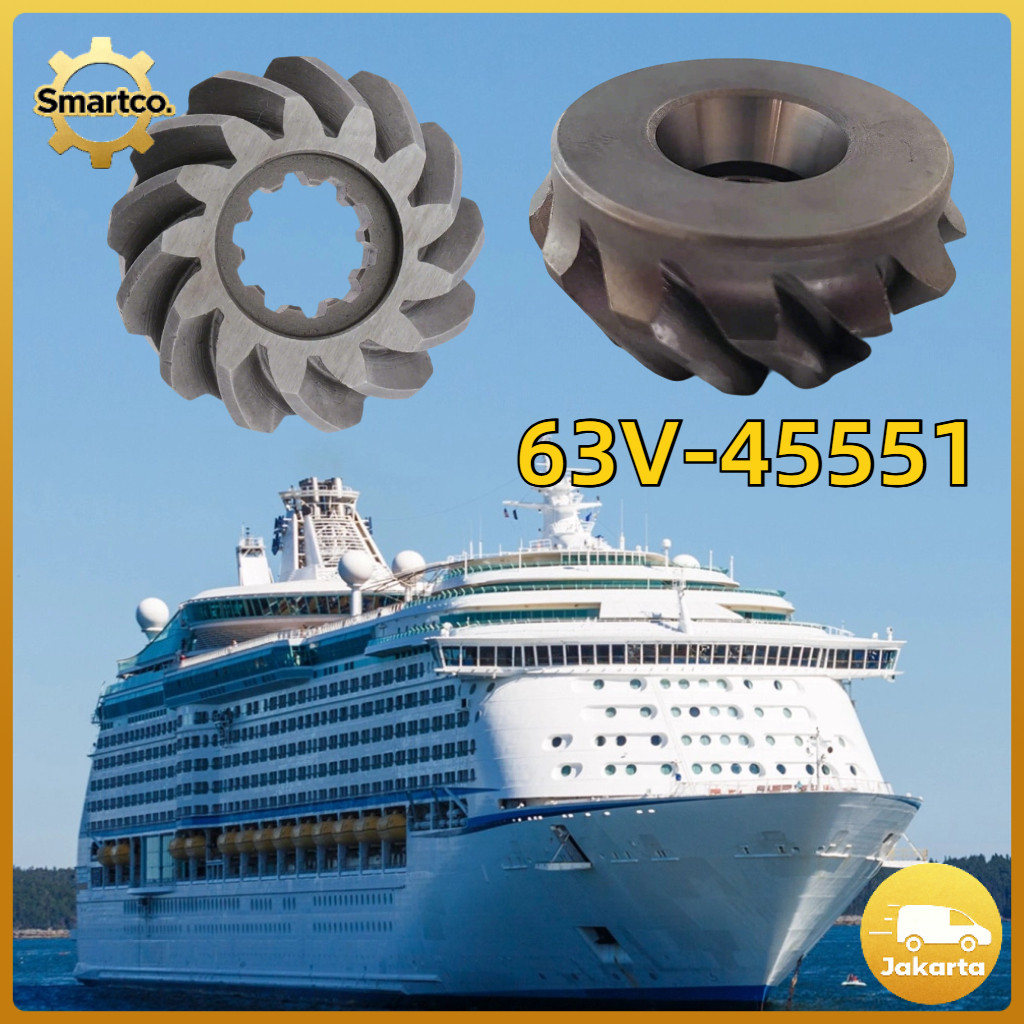 Gigi Jantung Gear Pinion 15pk 63v-45551-00 Sparepart Mesin Tempel Outboard