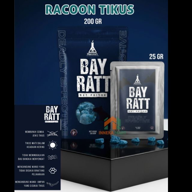 Racoon Racun Tikus Bayratt 25gr