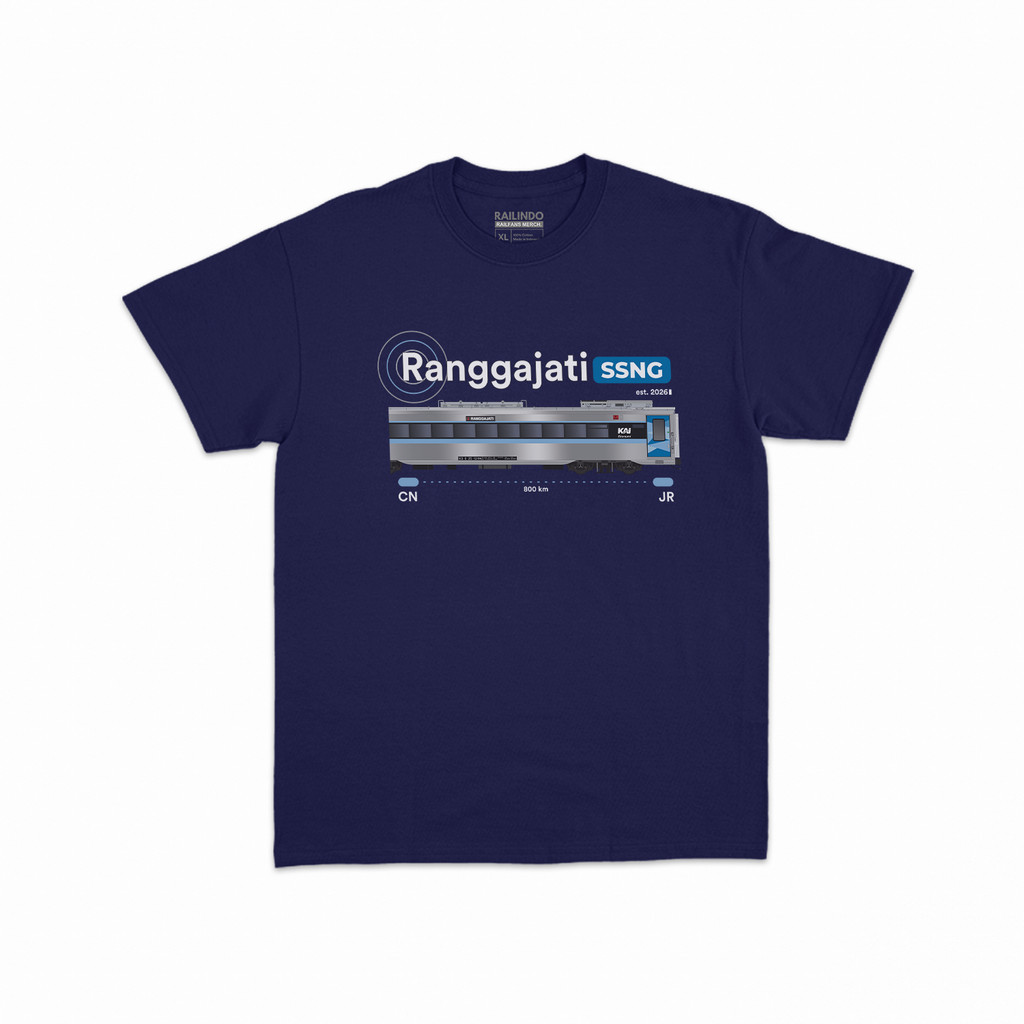 Railindo - Kaos Dewasa Kereta Api Ranggjati SSNG
