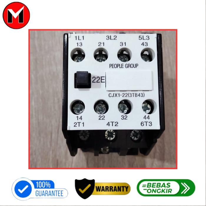 KONTAKTOR CJX1 pengganti siemens 3tb/tf 43 22 220vac