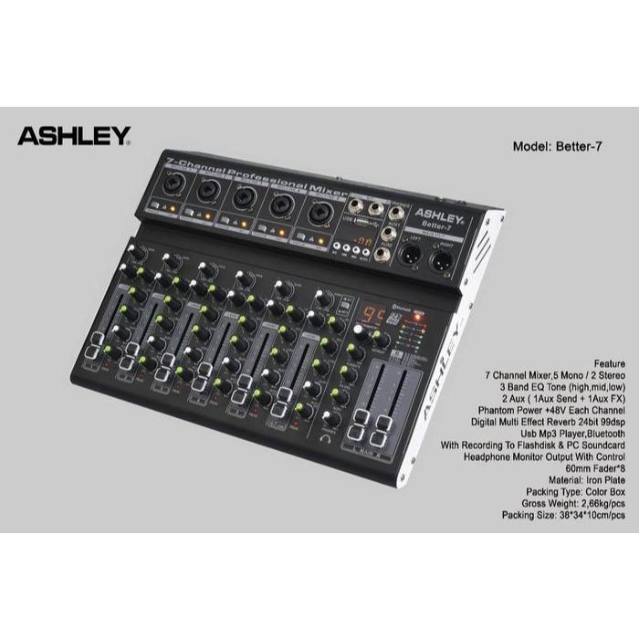 Mixer Audio ASHLEY Better 7 Original / Mixer Audio ASHLEY Better 4 Original