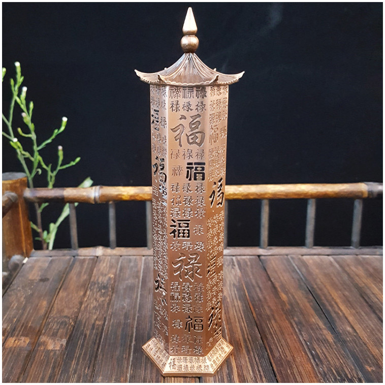 Hexagonal Three mensional Incense Burner Incense ert  Antique Vertical Line Incense Burner  Zen Ince