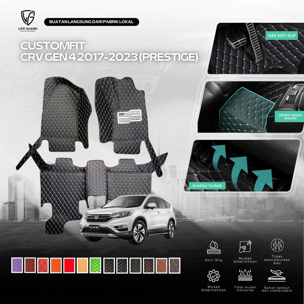Lifeguard Id Official Aksesoris Interior Mobil Karpet 7D Custom Fullset sampai Bagasi Mobil Honda CR