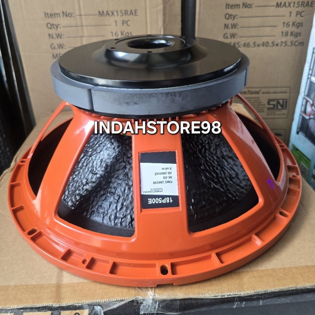 speaker 18 inch RCF LF18P500 Orange Sub Low Coil 5" Speaker 18" RCF L18P500 Sub Low