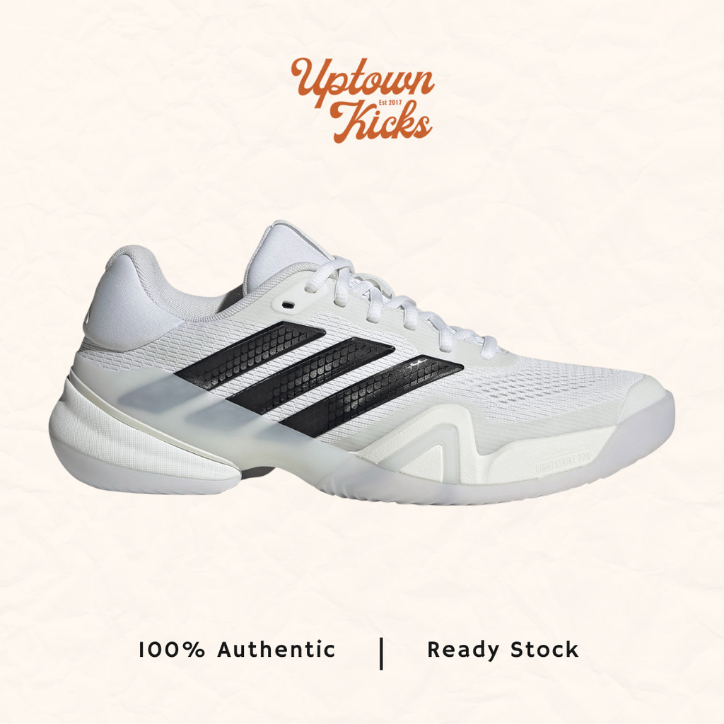 Adidas Tennis Men Shoes Barricade 14 White Sepatu Tenis Pria KI3438 (100% original)
