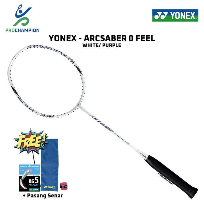 Raket Bton Yonex ARCSABER 0 Feel White Pule - ARCSABER 0 FEEL