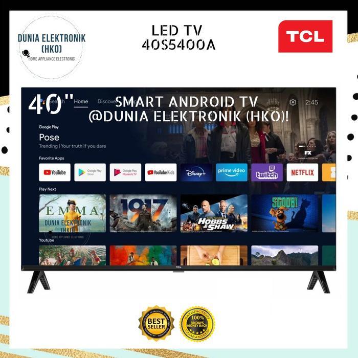 TCL 40S5400A 40 Inch | TCL Android TV 40 Inch FHD Bezel Less | TCL S5400A Smart TV 40 Inch