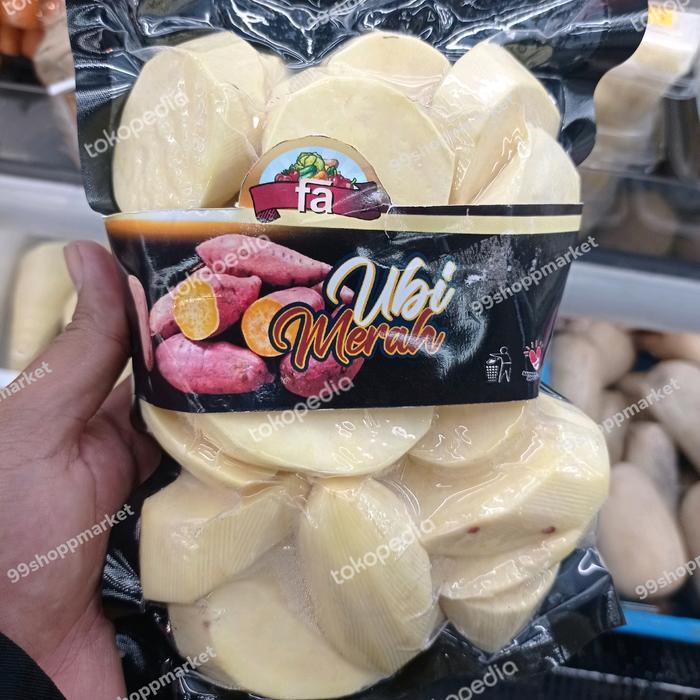 Ubi jepang merah kupas / pack