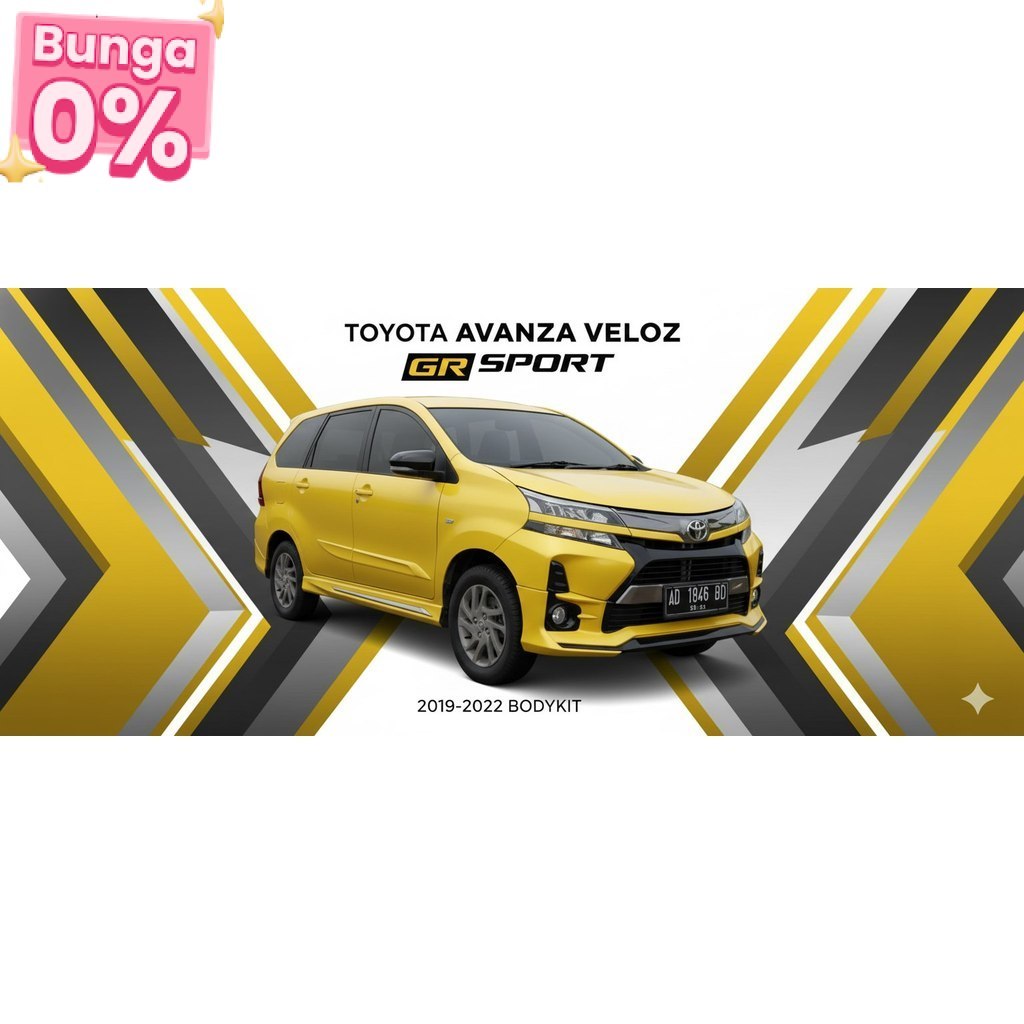 bemper BODIKIT VELOS bodykit Toyota AVANZA Veloz 2019-2022 GR body kit  VELOZ GR bodikit  VELOZ GR G