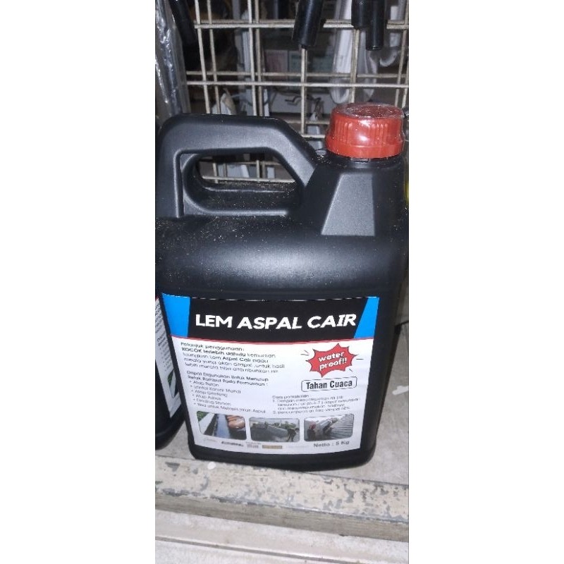 Lem Aspal Cair Anti Bocor,Anti Rembes Bocor Talang 5Kg Hitam