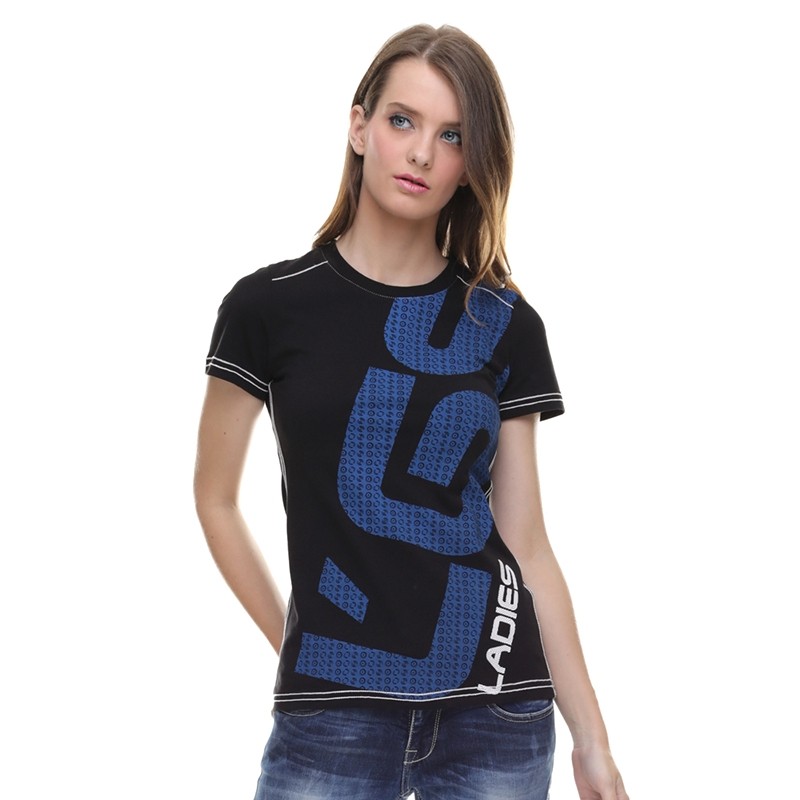 LGS Ladies - Kaos Wanita - Regular Fit - Ladies Logo - Hitam