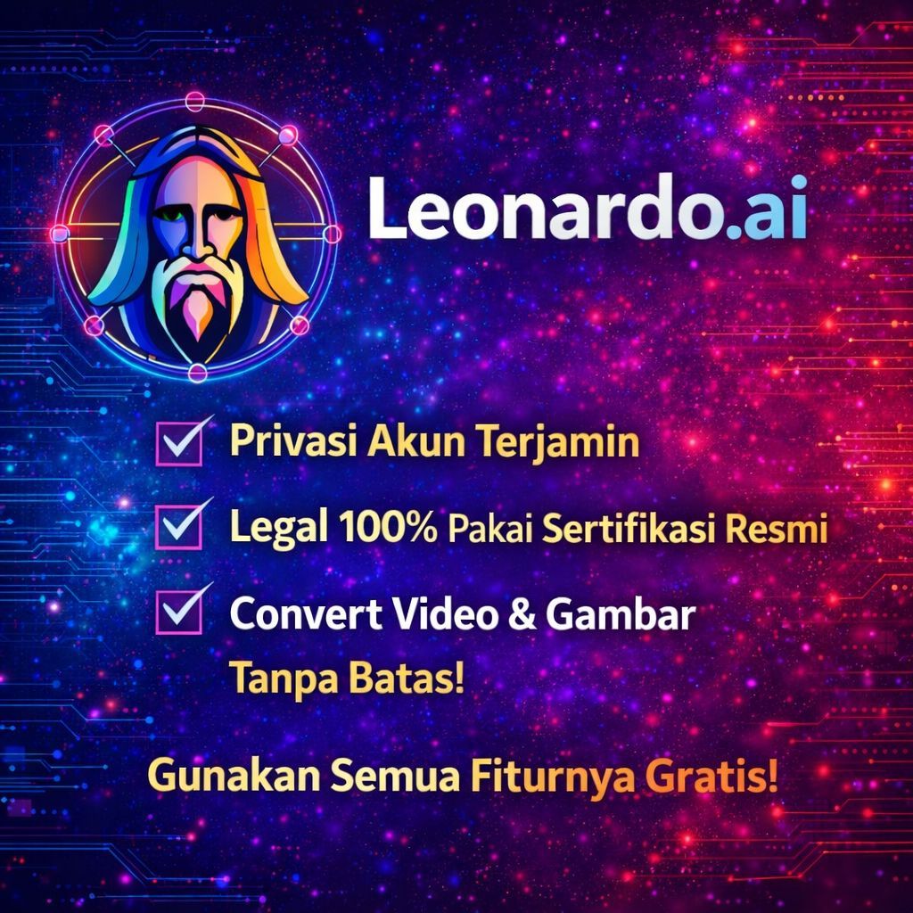 LEONARDO AI PREMIUM / EDIT VIDEO DAN GAMBAR