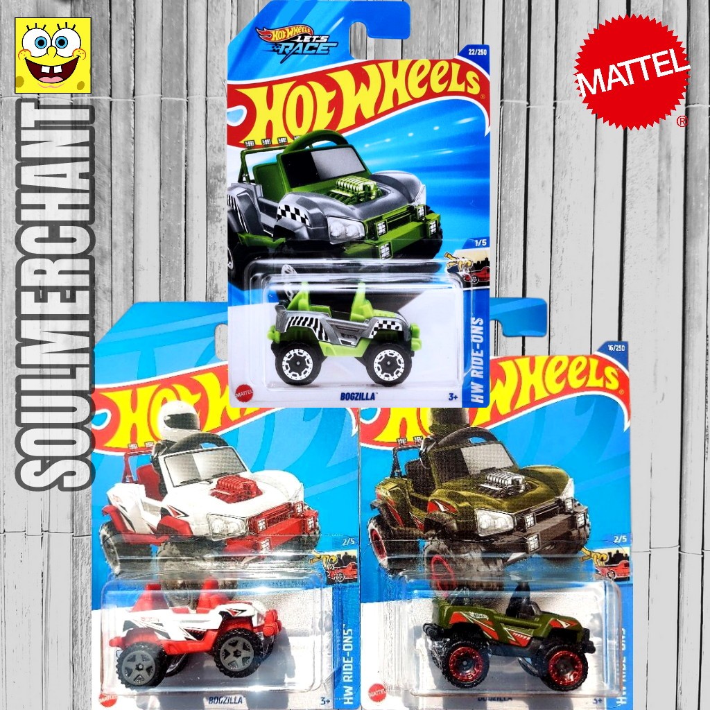 Hot Wheels Bogzilla Abu Hijau