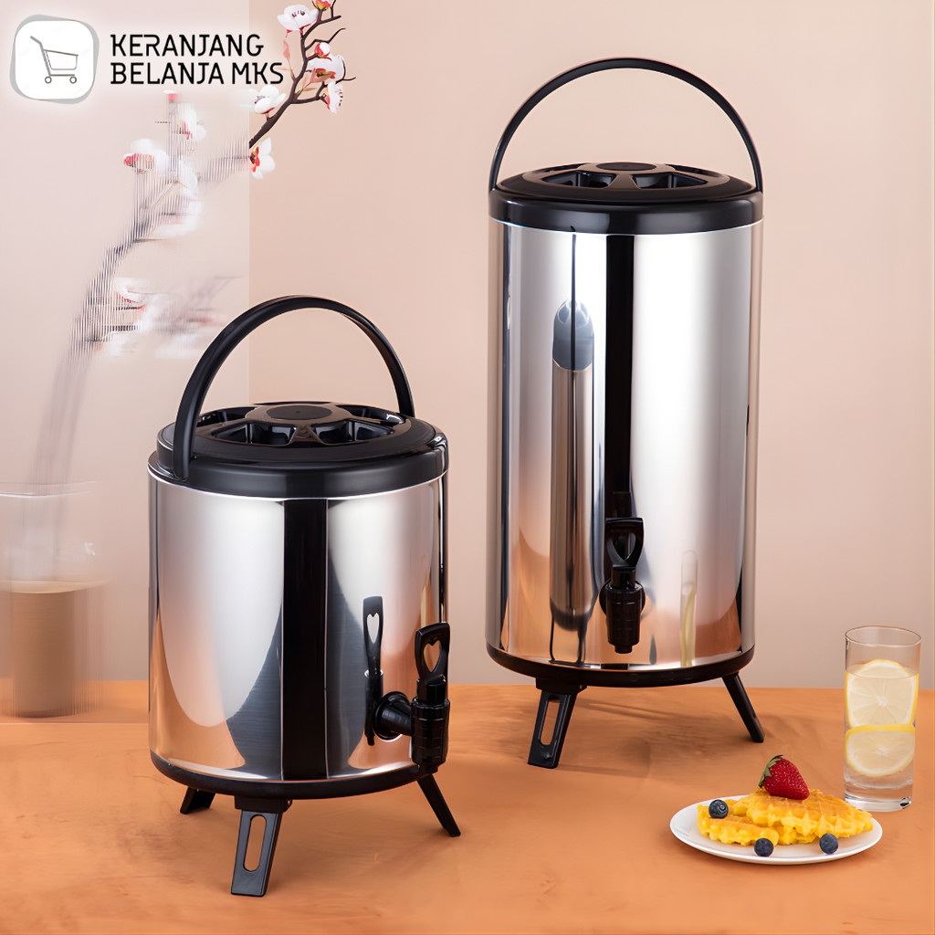 Dispenser Air Panas Dingin Stainless Steel Insulated Beverage