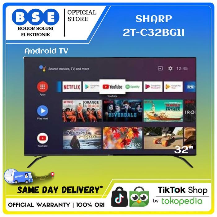 SHARP LED TV 32 INCH | 2T-C32BG1I | SHARP 32 ANDROID TV | 32BG | 32BG1