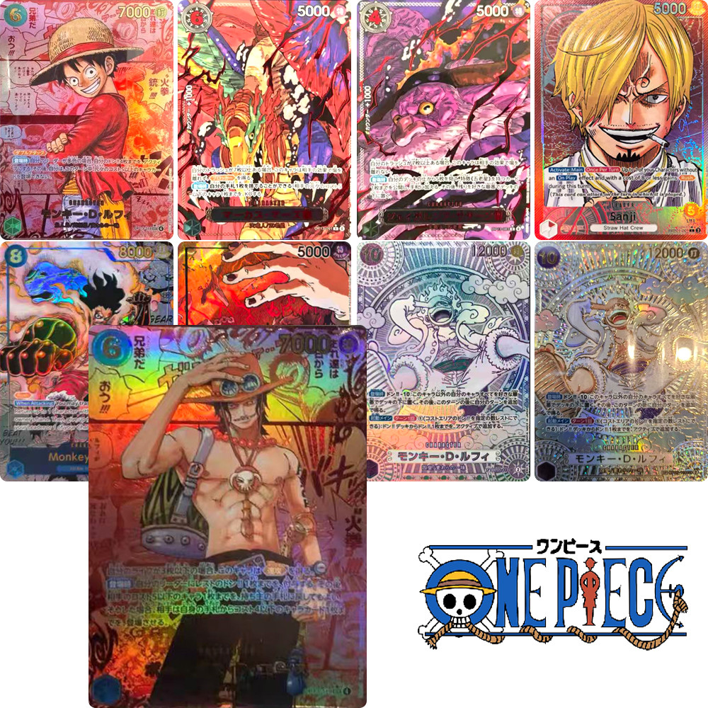 Anime characters ONE PIECE Nami Roronoa Zoro Y Homemade texture Xtreme Game toys Collection card Chr