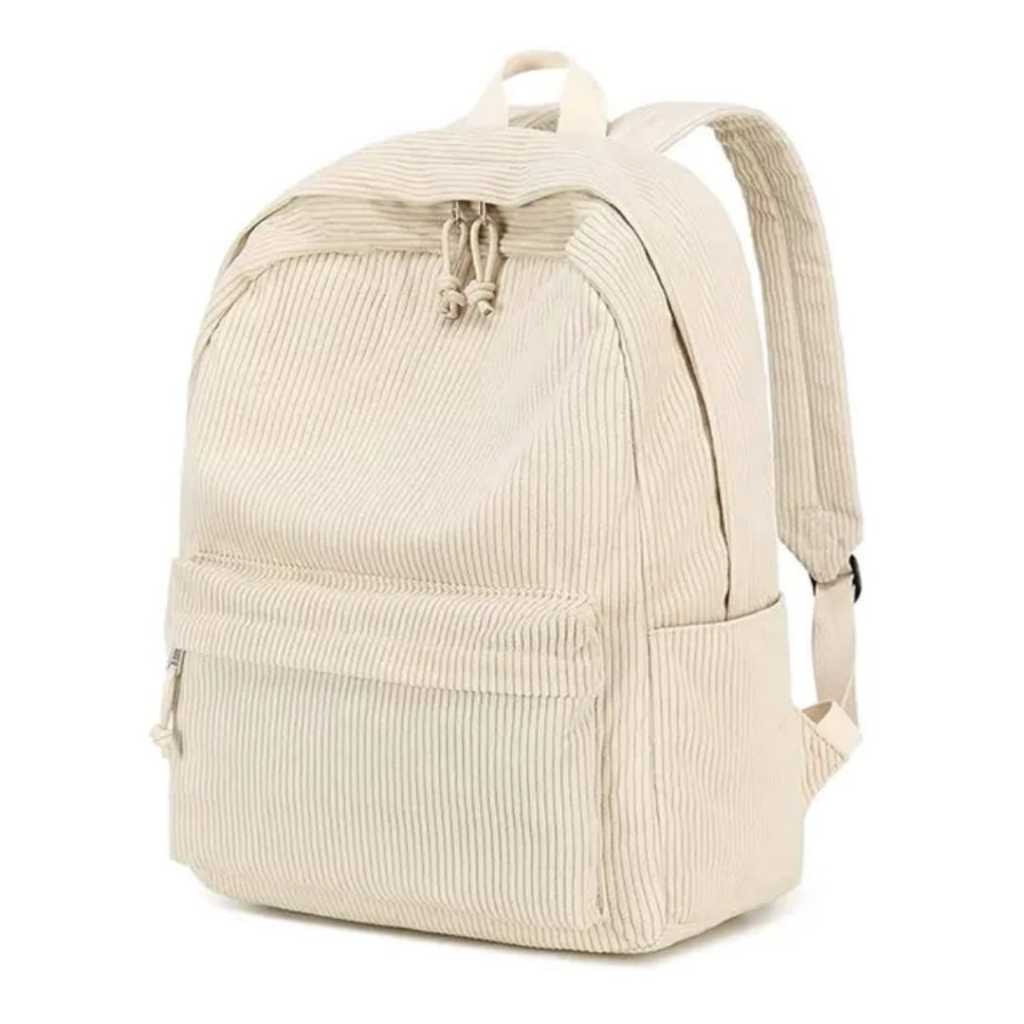 Tas Ransel Corduroy Bagpack Corduroy Tas Sekolah Corduroy Pria wanita casual unisex