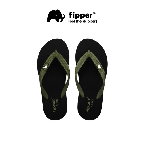 Fipper - Comfy Black / Green Army