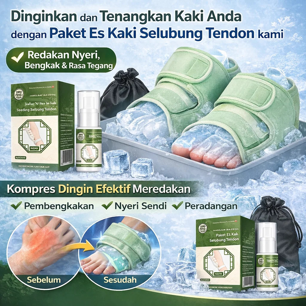 [Redakan Nyeri Cepat] Gel Dingin Untuk Nyeri Tendon Pergelangan Tangan/ Gel Terapi Untuk Carpal Tunn