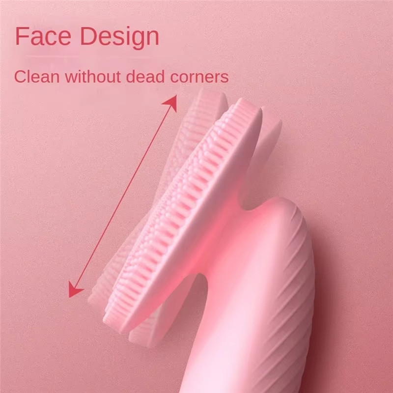 Ultrasonic Silicone Facial Cleanser Electric Vibration Massage Deep Pore Cleaning Multi-Functional S