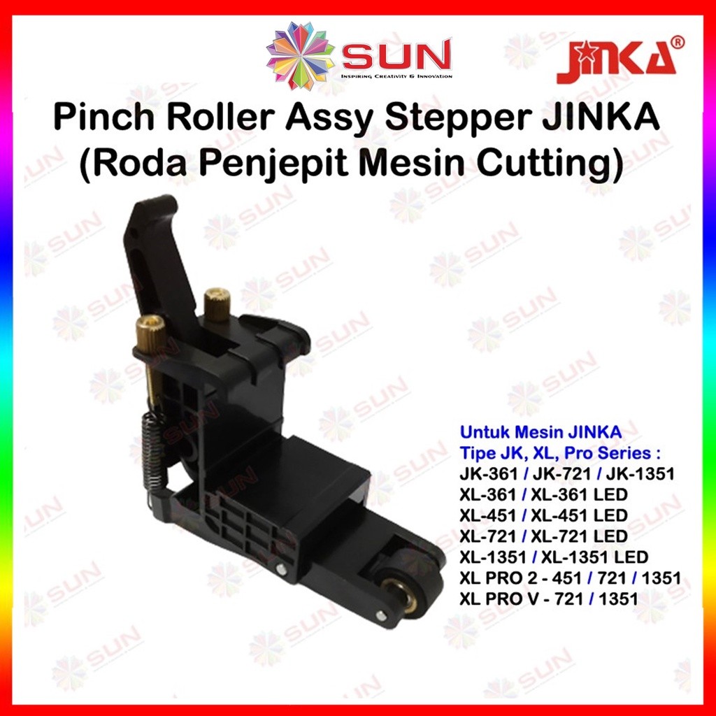 Roller Roda Penjepit Mesin Cutting Jinka - Pinch Roller Assy Jinka JK, XL, GC, Jinka PRO, NXL Pro