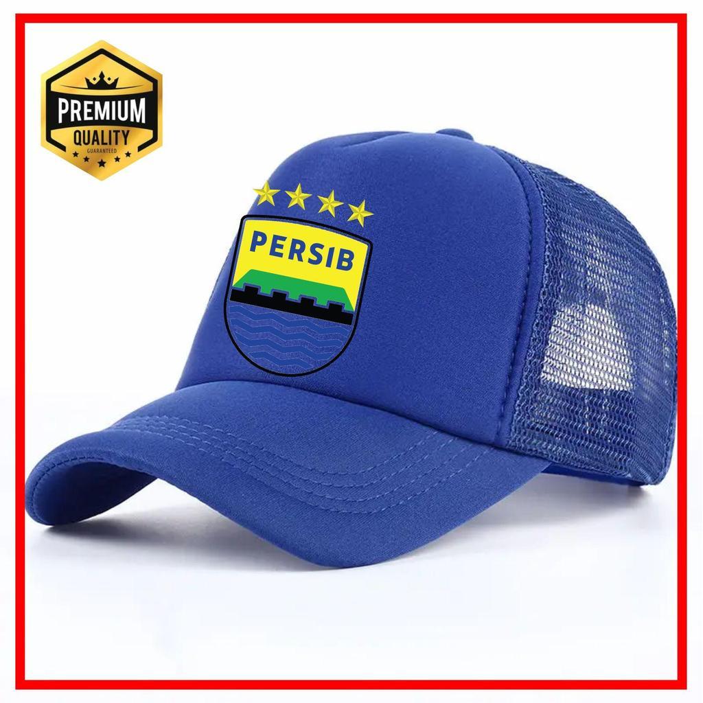 TOPI JARING persib bintang 4/ TOPI TRUCKERpersib bintang 4PREMIUM BISA BAYAR DITEMPAT (COD)