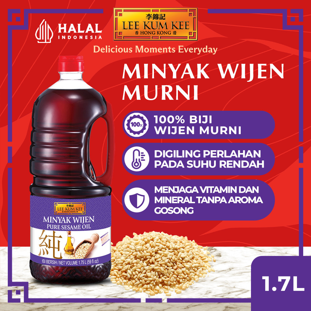LEE KUM KEE Pure Sesame Oil | Minyak Wijen Murni 1750ml