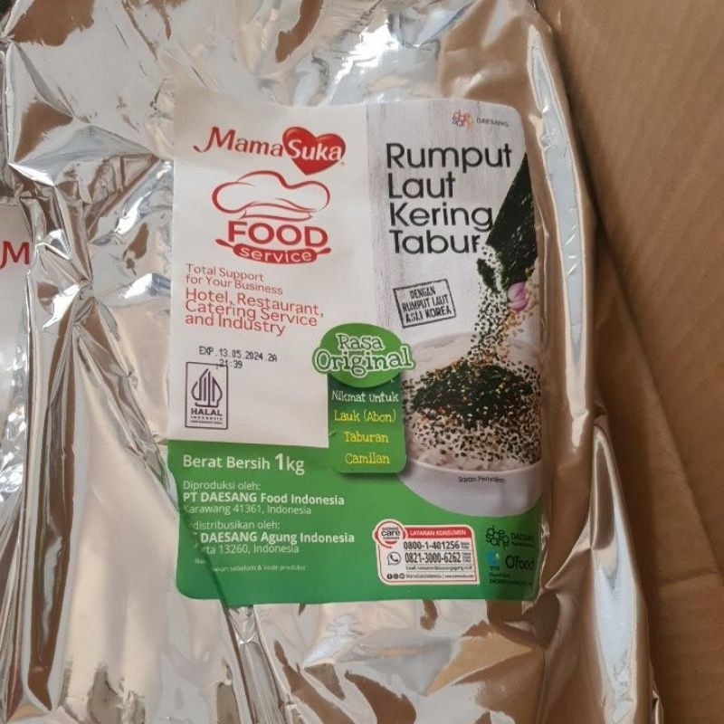 Nori Tabur 1kg Gim Bori 1kg EXP SEPTEMBER 2026