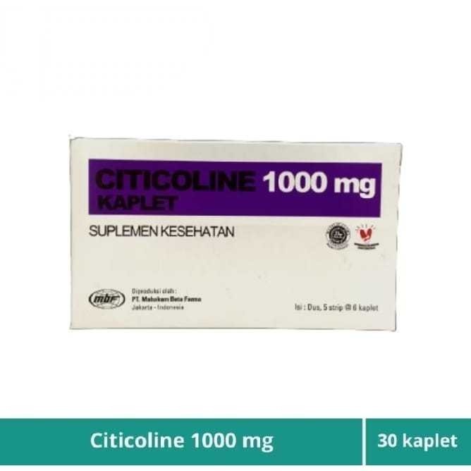 Citicoline 1000mg Box Mahakam 30 Kaplet