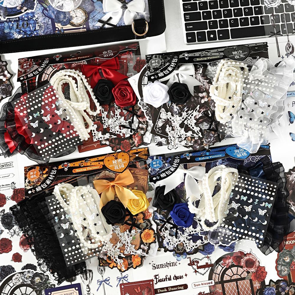 [Totori] 25pcs DIY Itabag material set Aksesories Bag Dekor Itabag DIY Material