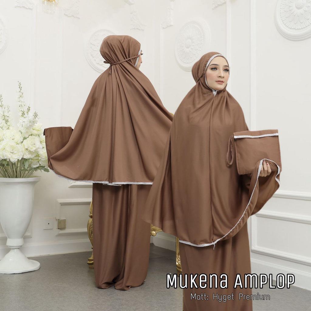 GDS 173 - Mukena Amplop Traveling Dewasa Renda Syar'i Bahan Hyget