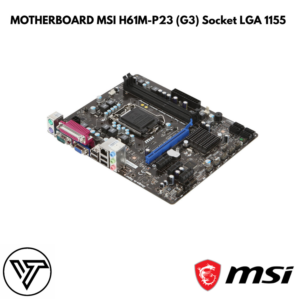 MOTHERBOARD MSI H61M-P23 (G3) Socket LGA 1155
