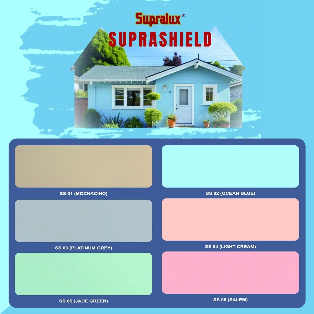 SUPRALUX Suprashield Cat Tembok Eksterior Premium 20kg (Pail)