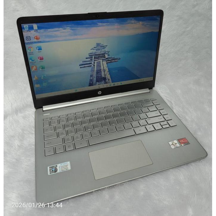 LAPTOP HP 14S FQ0562 AMD ATHLON SILVER 3050U RAM 8 GB SSD 512 GB WINDOWS 11 SIAP PAKAI Dunia Laptop2