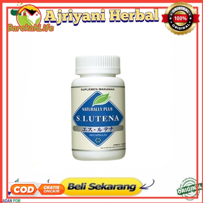 Slutena Suplemen Kesehatan Mata Suplemen Perawatan Mata S Lutena 100 SOFT GELL HITAM S Lutena Natura