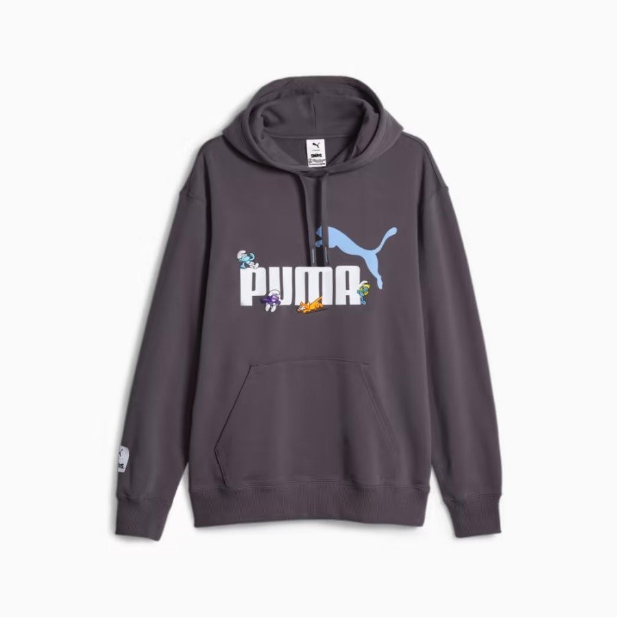 Hoodie Pria PUMA X THE SMURFS Graphic Hoodie TR Dark 622191 13