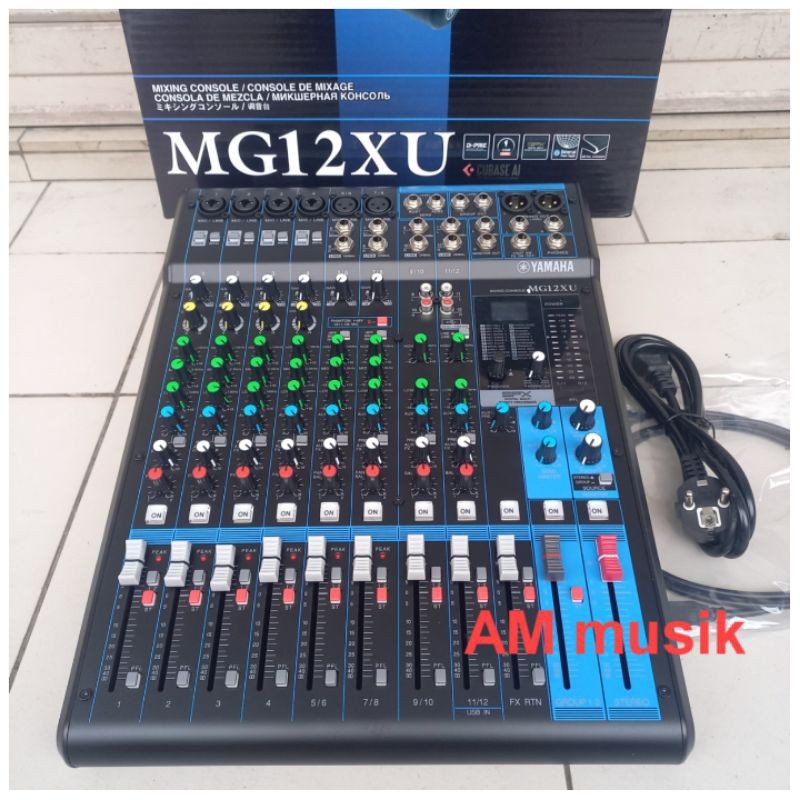 MIXER AUDIO YAMAHA MG12XU MIXER 12 CHANNEL MG 12 XU BARANG IMPOR