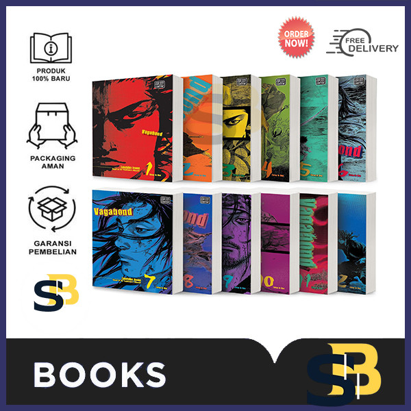 Vagabond (VIZBIG Edition) Complete Collection Manga Set (Vol 1-12) by by Takehiko Inoue - Stakee