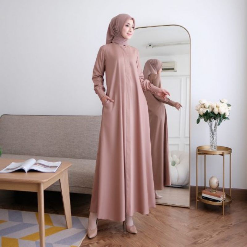 Gamis Polos Part 3 Original Kualitas Premium Madina Laura Toyobo Ori | BL5
